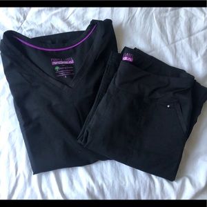 PURPLE LABEL SCRUB TOP & BOTTOM